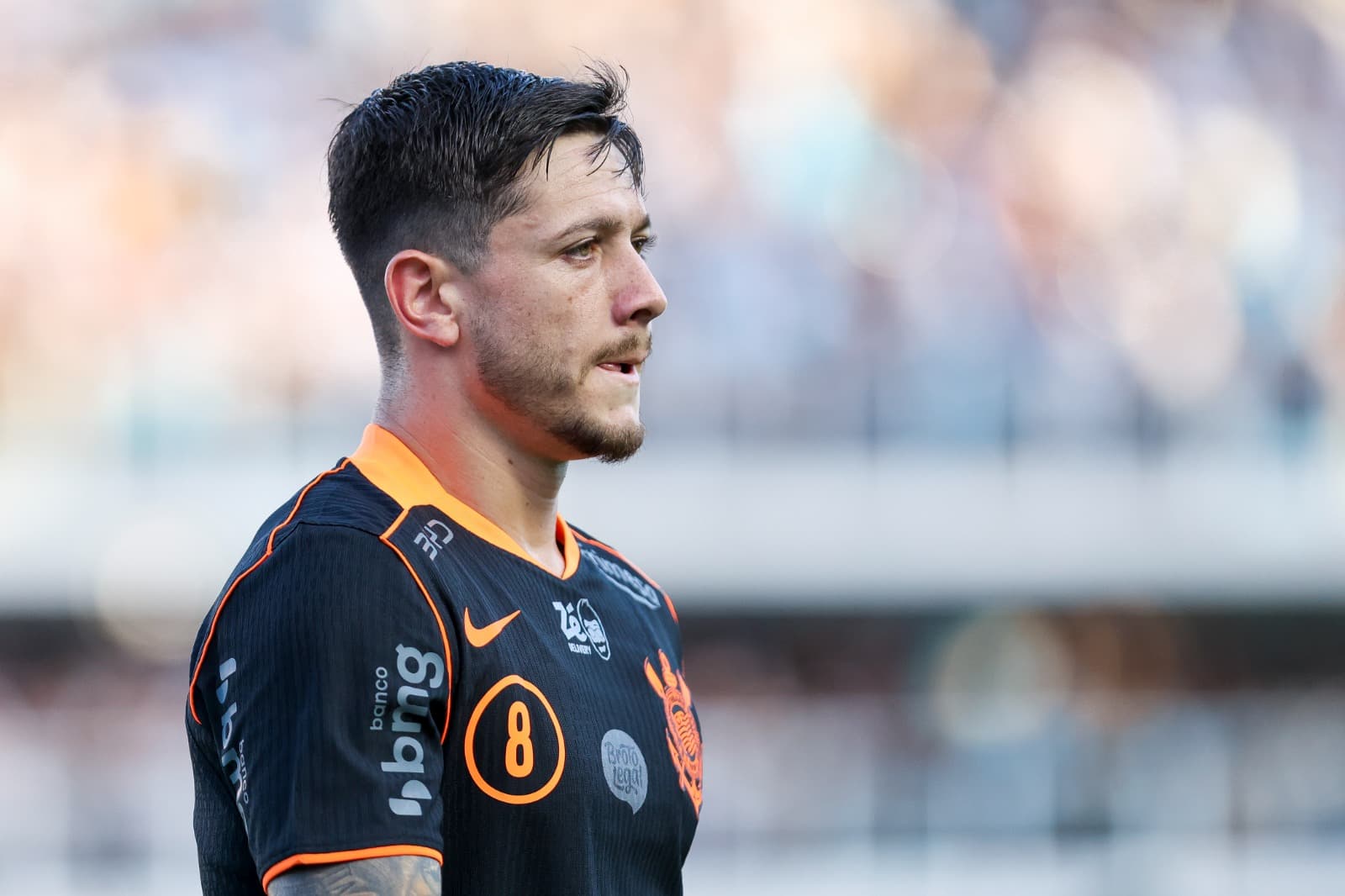 Rodrigo Garro durante Santos x Corinthians