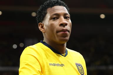 Gonzalo Plata durante o amistoso entre Equador e Marrocos