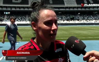 Jucinara na FlamengoTV após Botafogo x Flamengo