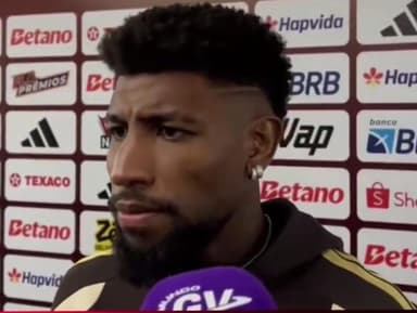 Royal na zona mista do Maracanã após Flamengo x Cruzeiro