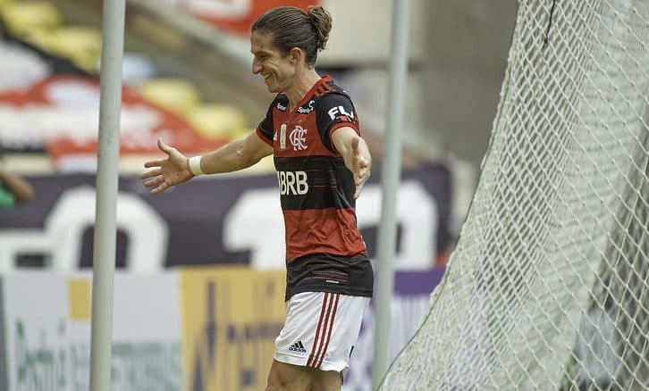 filipe luis flamengo gol 2020