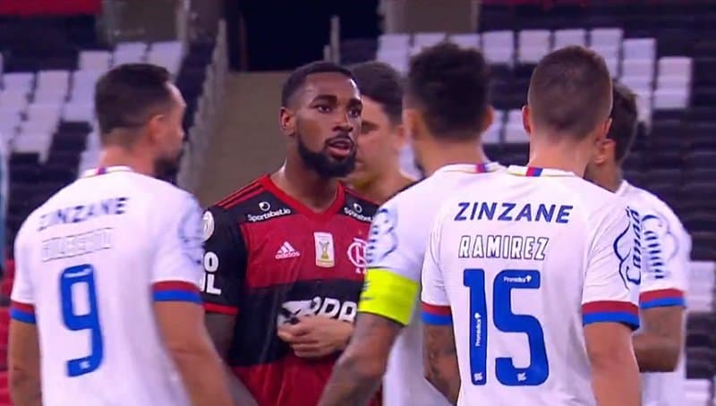 Gerson, Natan, Bruno Henrique e Ramírez prestam depoimento na sede do STJD no dia 3 de fevereiro