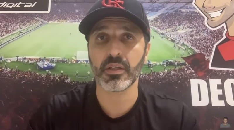 Em seu canal no YouTube, Deco analisa sistema tático de Rui Vitória, fala sobre Gallardo e faz críticas ao VP do Flamengo, Marcos Braz