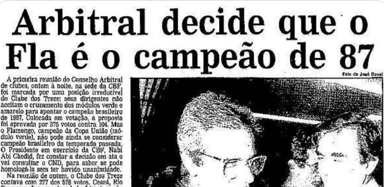 flamengo campeão 1987