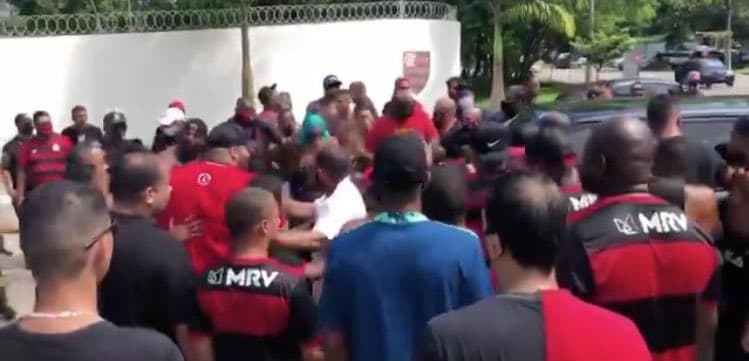 flamengo ninho protesto