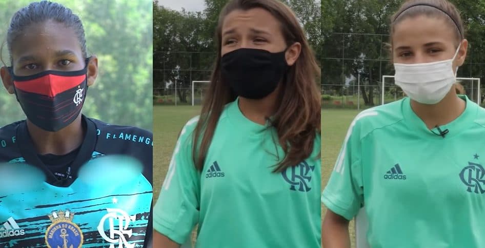 taina ju lopes mariana fernandes base flamengo feminino