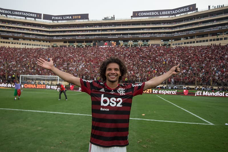 Willian Arão na Libertadores que venceu pelo Flamengo