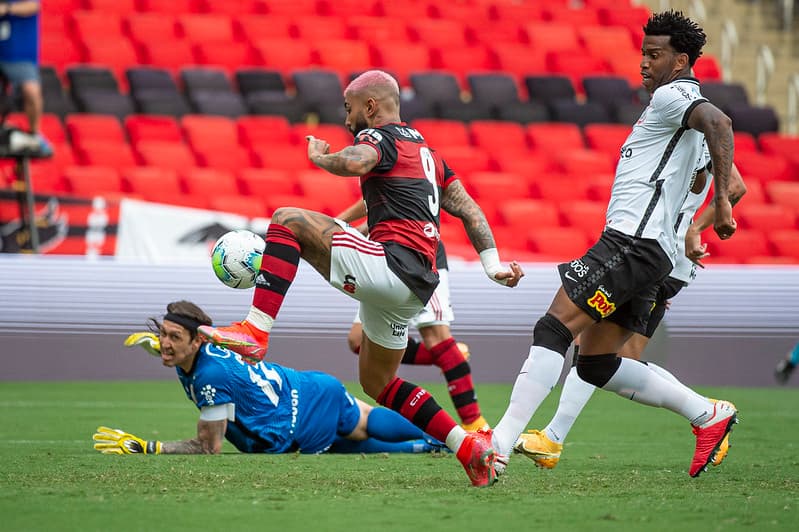 Gabigol Cássio Flamengo Corinthias
