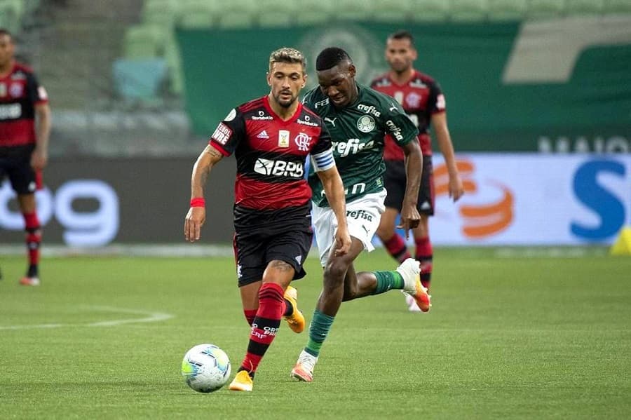 Flamengo e Palmeiras Supercopa