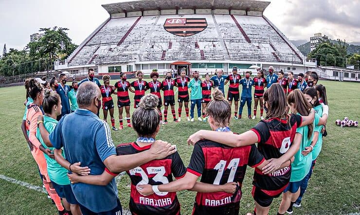 flamengo evolução futebol feminino