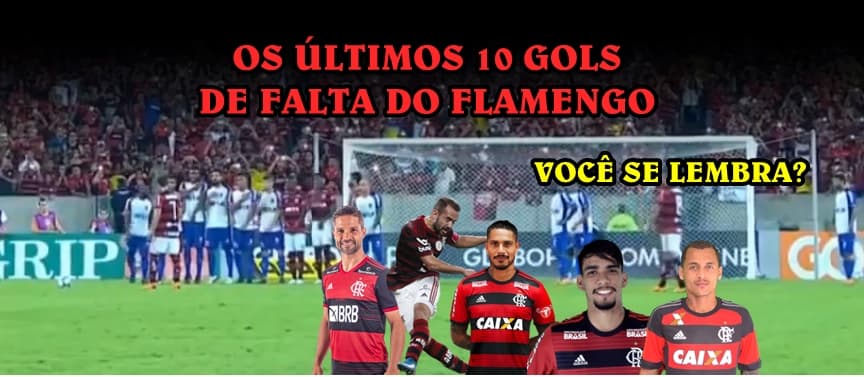 gols de falta flamengo