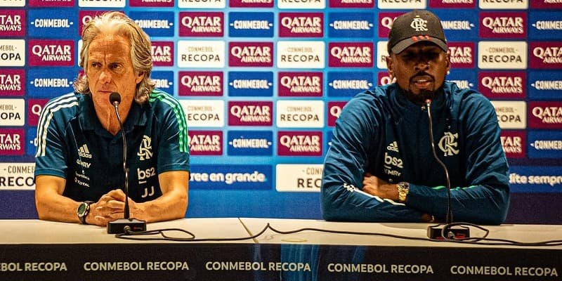 jorge jesus e gerson flamengo