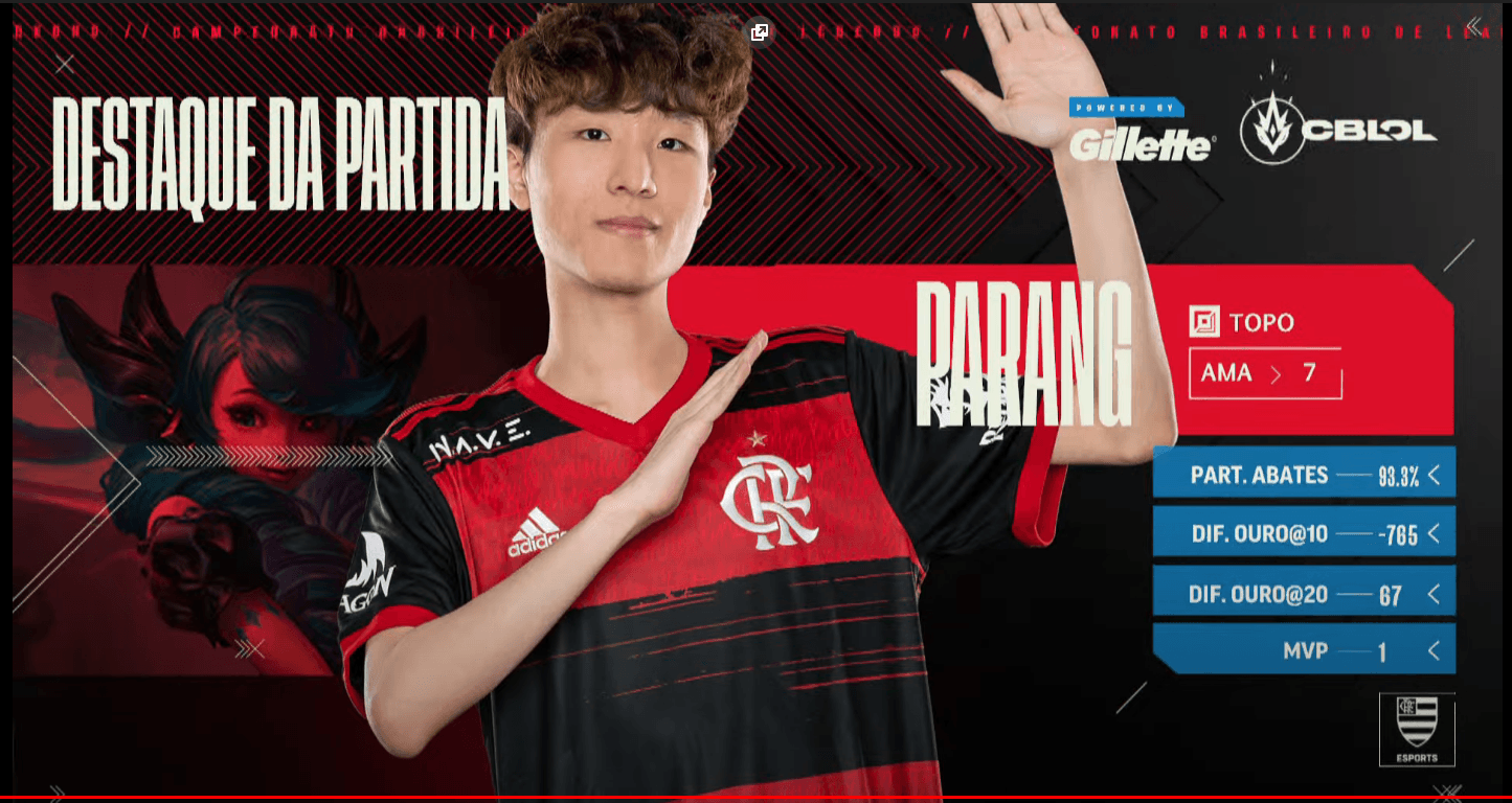 parang destaque da partida