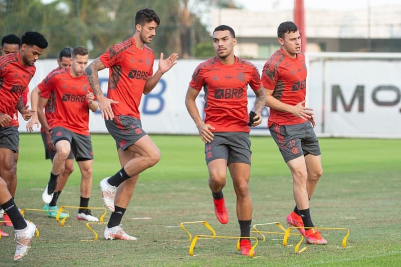 matheuzinho e hugo moura flamengo