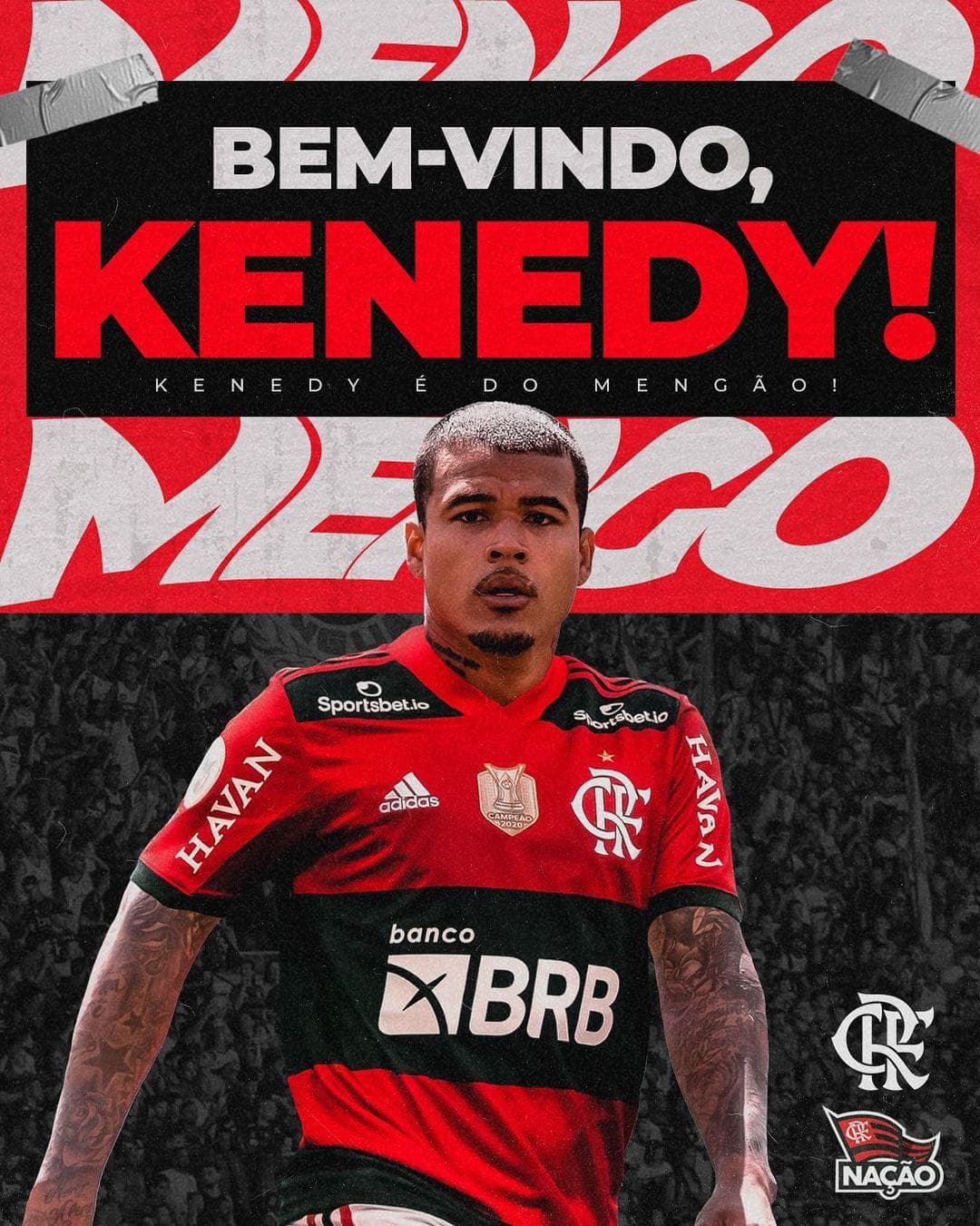 flamengo anuncia kenedy