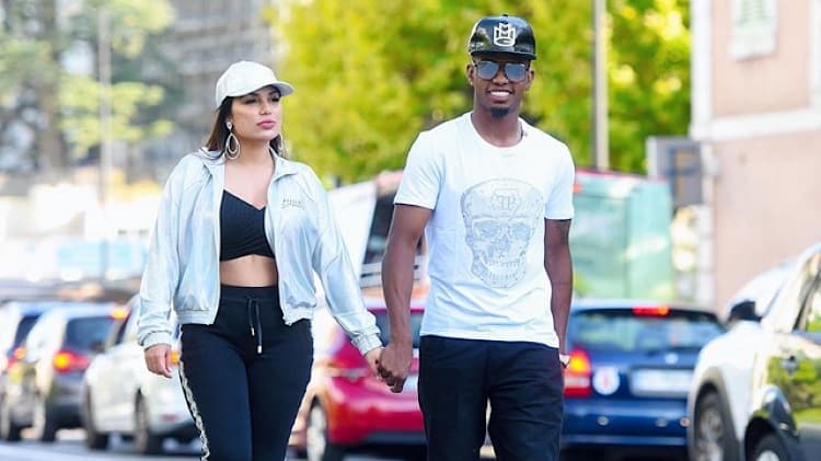 Thiago Mendes e esposa