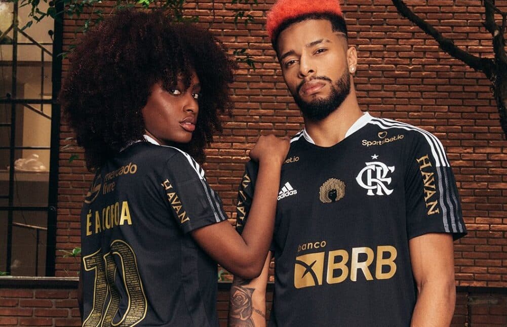 adidas flamengo camiseta consciência negra