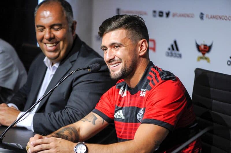 Renovação Arrascaeta com o Flamengo Marcos Braz