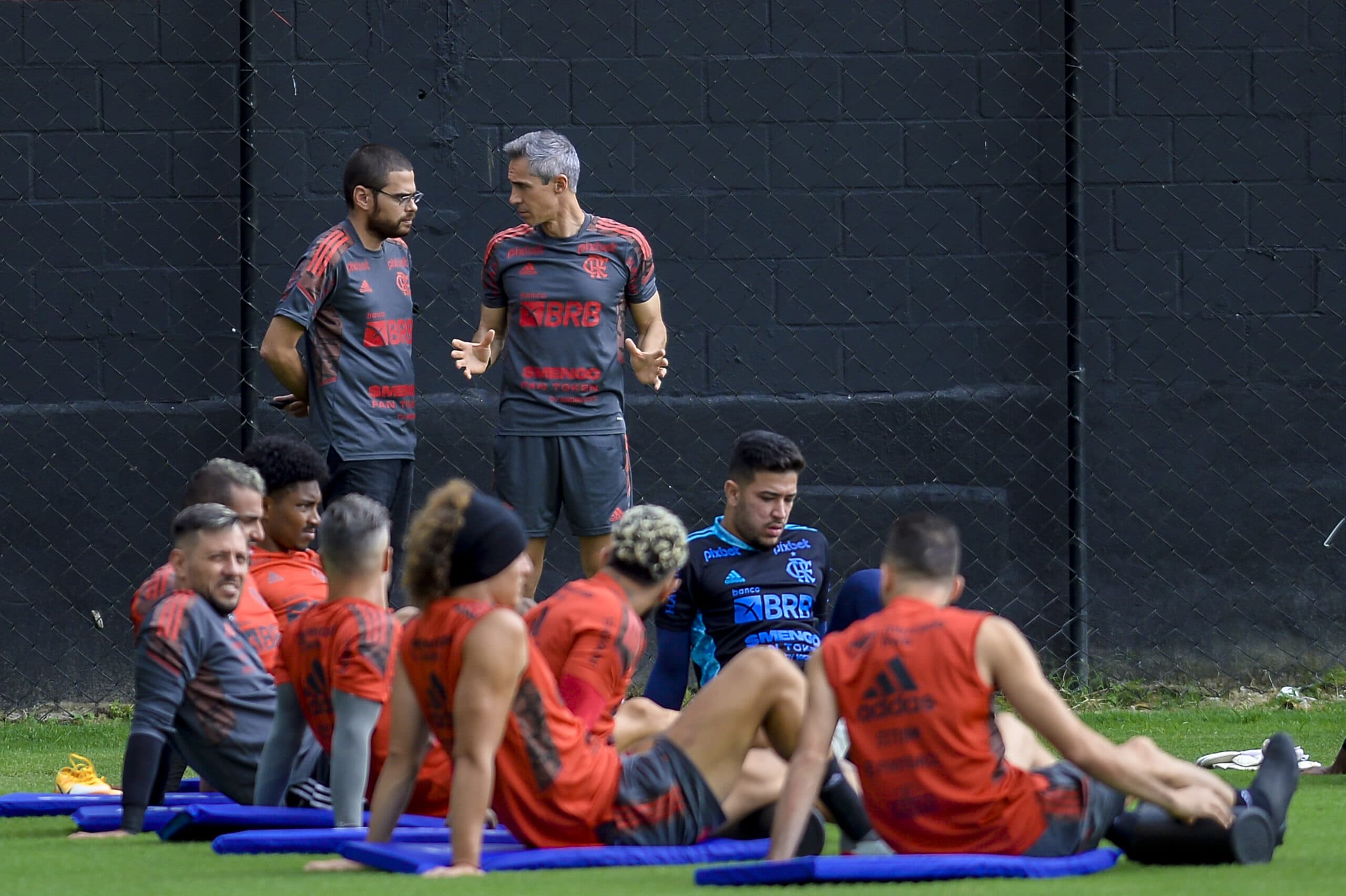 Paulo Sousa treino Flamengo
