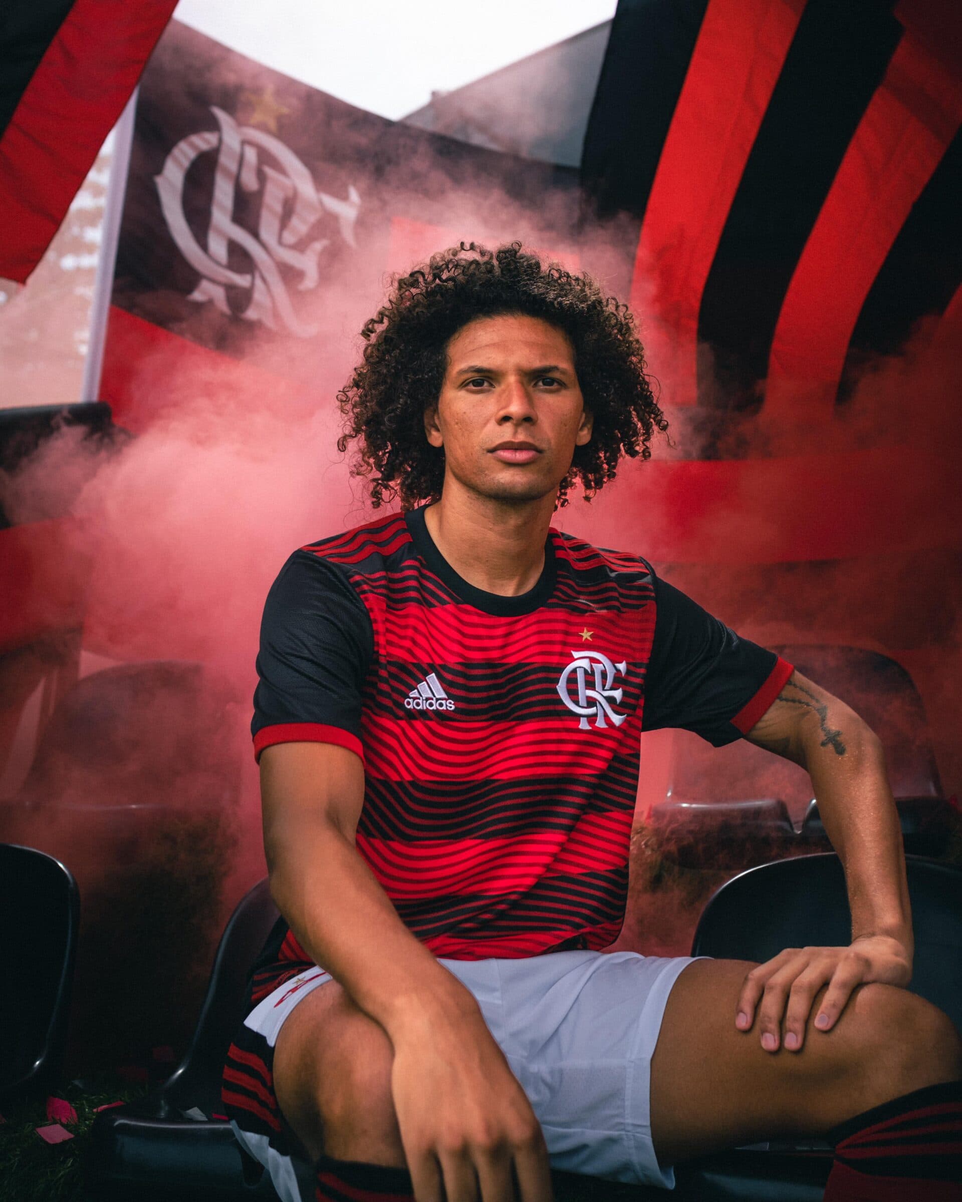 Arão Flamengo lançamento Camisa Adidas