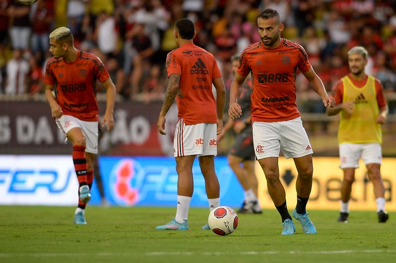 Flamengo Thiago Maia lesão corto-contusa