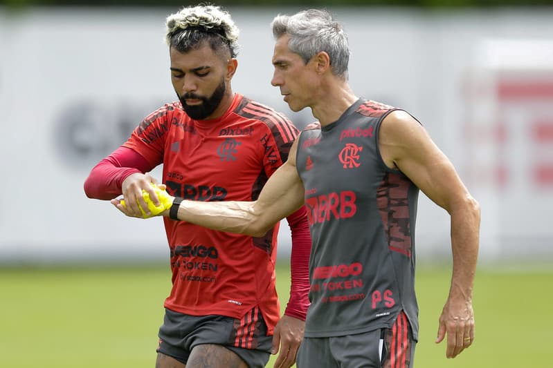 Gabigol Paulo Sousa Flamengo Provável escalação Fluminense