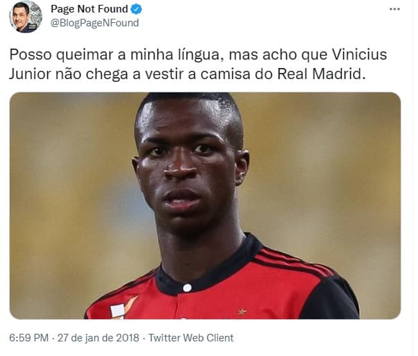 Vinícius Júnior Tweets