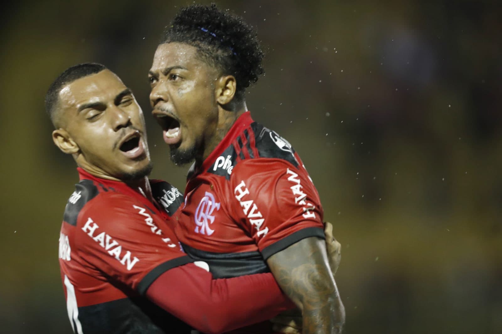 marinho em ação pelo flamengo