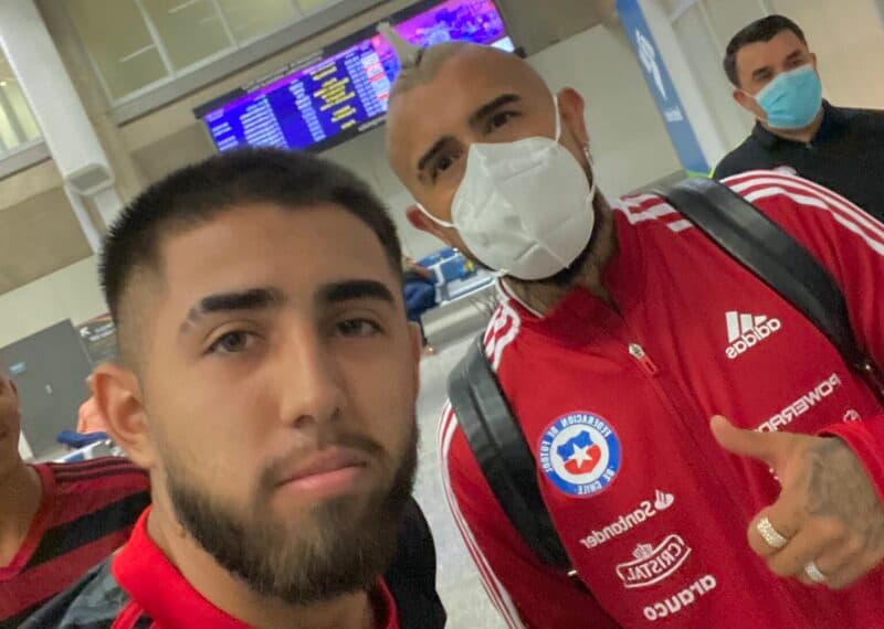 Torcedor Flamengo Vidal Chile Maracanã