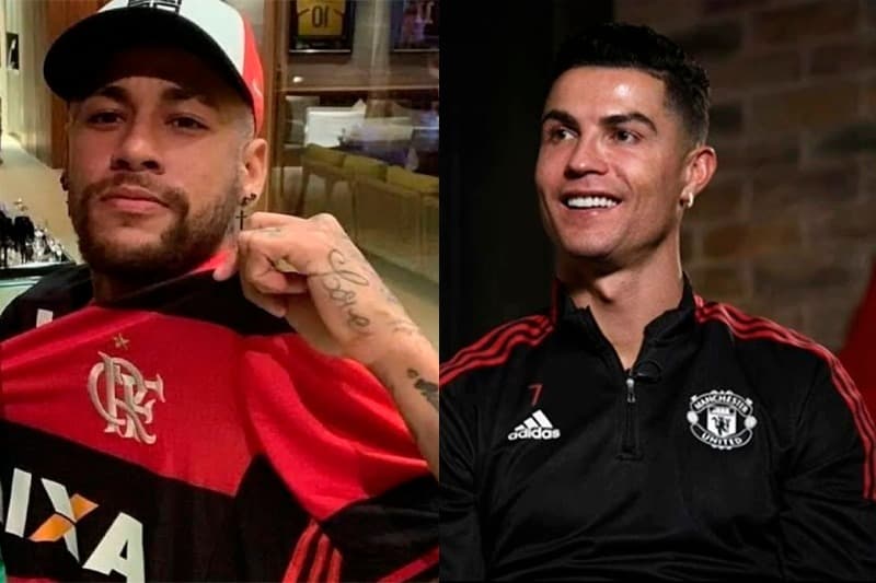 Neymar Cristiano Ronaldo Flamengo José Aldo