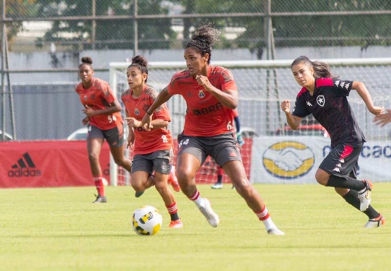 futebol feminino flamengo botafogo amistoso