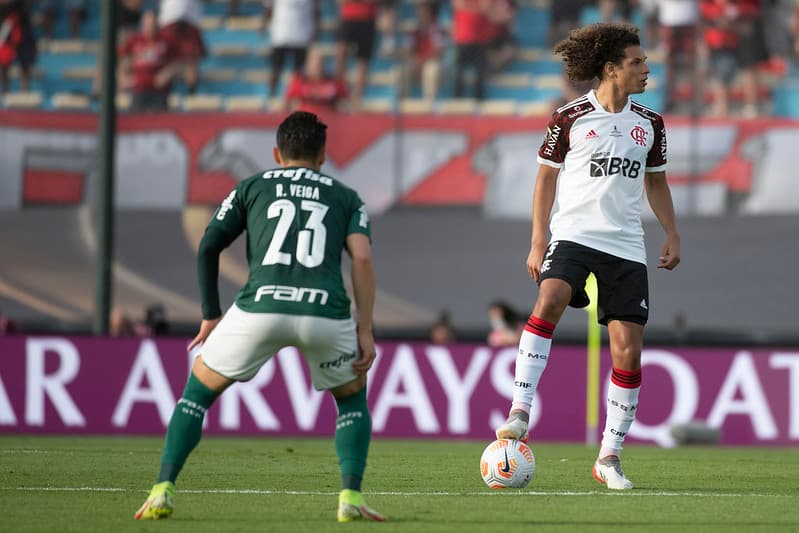 flamengo palmeiras willian arão raphael veiga