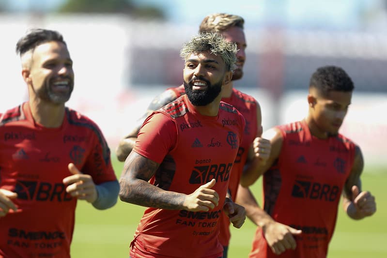 flamengo treino gabigol