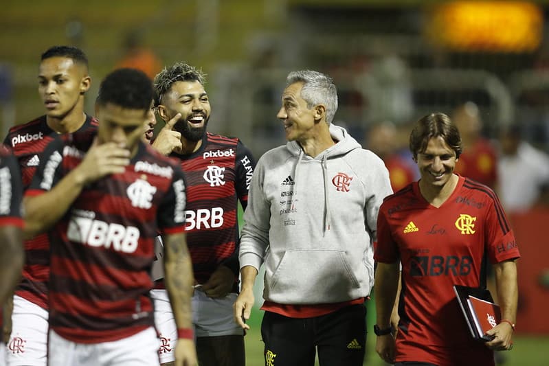 paulo sousa com gabigol na época de flamengo