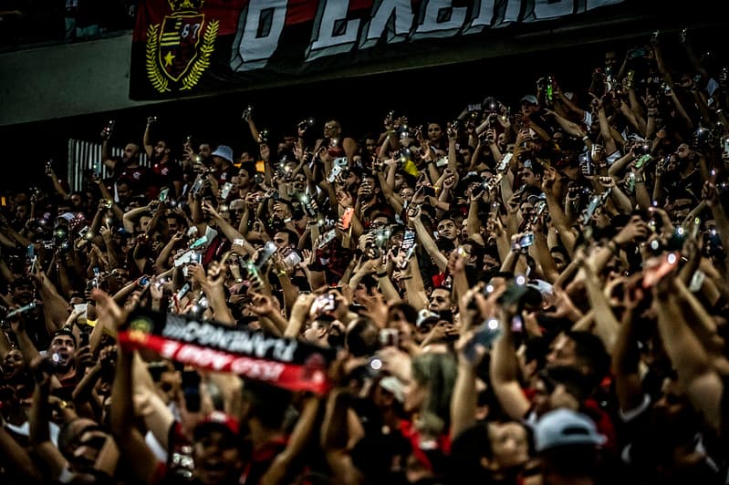 Torcida do Flamengo como visitante no castelão
