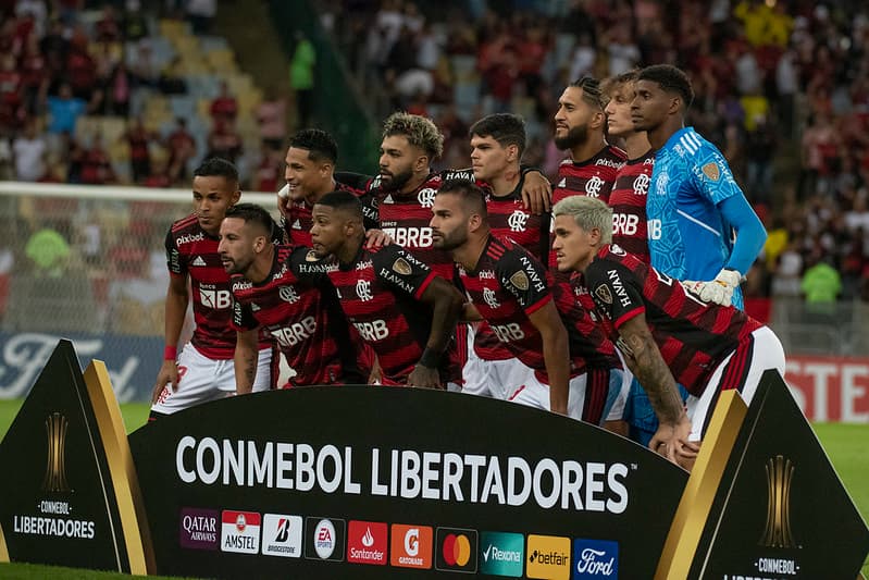 foto oficial flamengo sporting cristal libertadores 2022