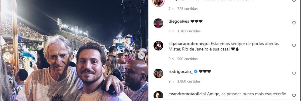 jorge jesus flamengo instagram