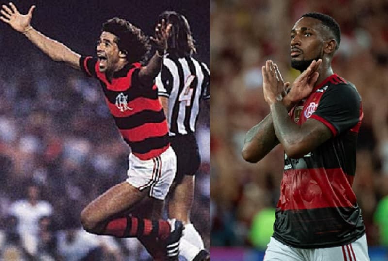 Nunes e Gerson no Flamengo