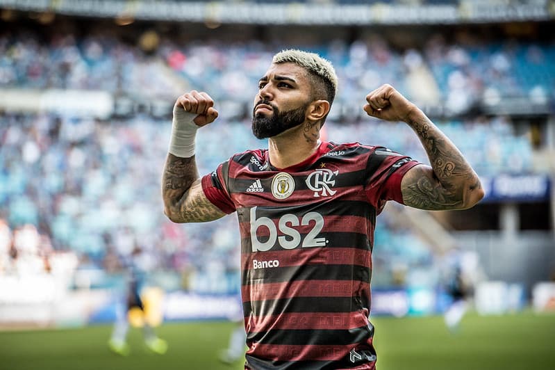 Gabigol do Flamengo em 2019