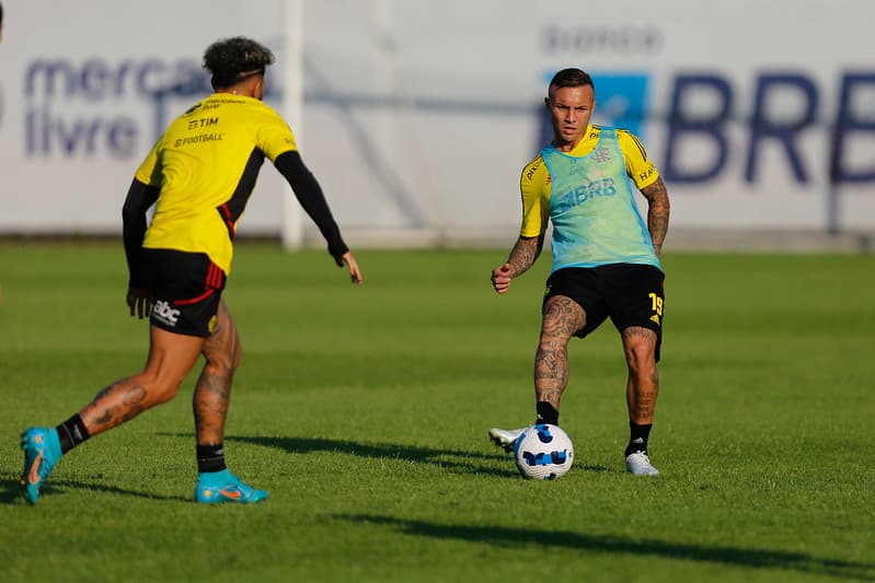 cebolinha no treino do flamengo