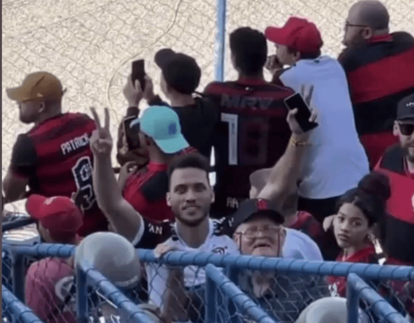 Neto na Ressacada. Imagem Instagram