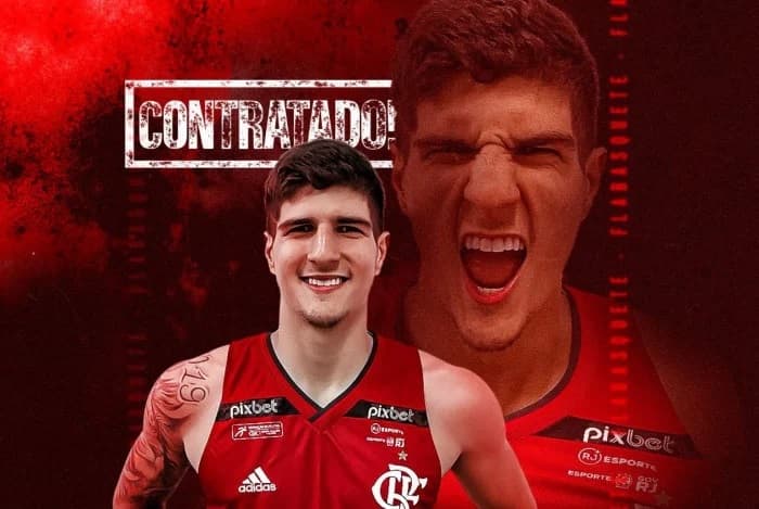 Gabriel Jaú afirma que Gustavo de Conti foi fator primordial na decisão de reforçar o FlaBasquete