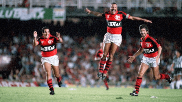 Junior comemora pentacampeonato do Flamengo em 1992