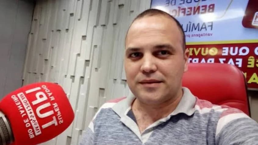 Odilon Junior, radialista da Rádio Túpi que faleceu nesta segunda-feira