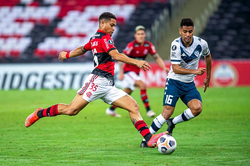 João Gomes em Flamengo e Vélez no Maracanã