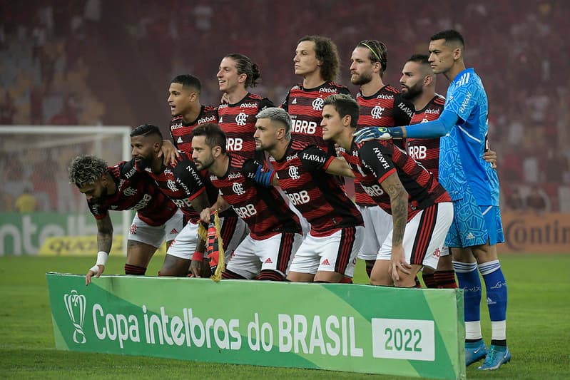 Time do Flamengo no Maracanã