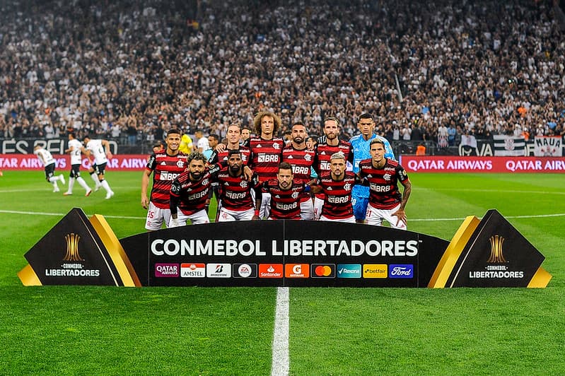 Jogadores do Flamengo na Libertadores; Pedro, Arrascaeta e outros três atletas foram eleitos para Seleção da América, atacante venceu Rei da América