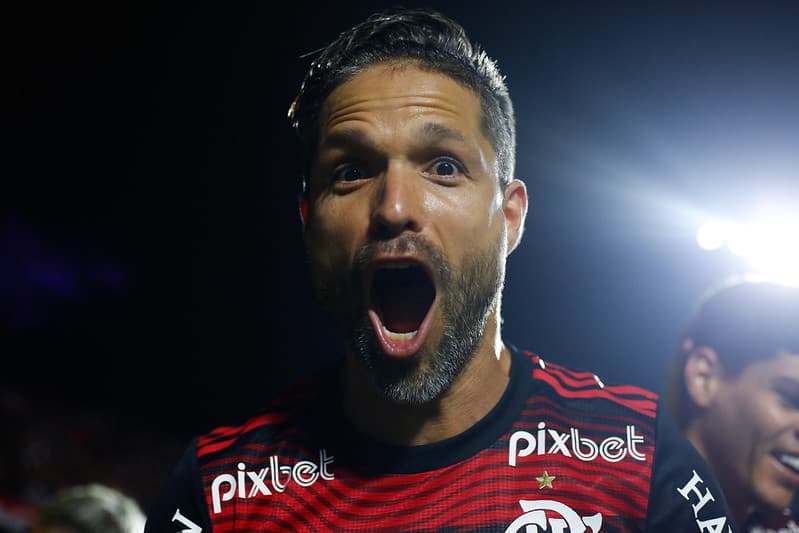 Diego Ribas em vitória do Flamengo