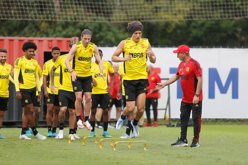 Treino do Flamengo no Ninho do Urubu
