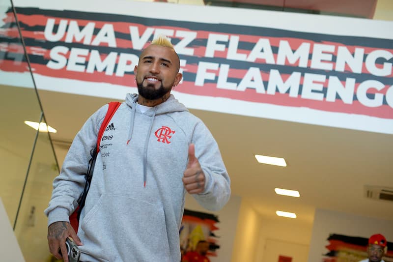 Vidal já tem números expressivos com a camisa do Flamengo